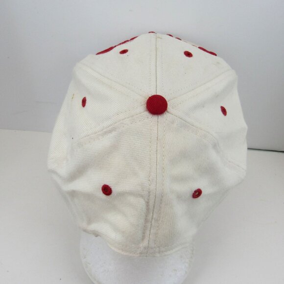Georgia Bulldogs G Embroidered Logo Men's White Adjustable Strap Back Cap Hat - Picture 5 of 9